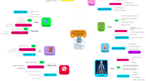 Mind Map: Understanding the effect of pain and how the human body responds