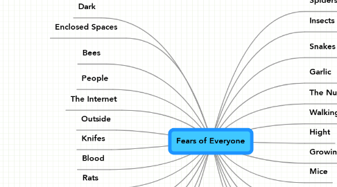 Mind Map: Fears of Everyone