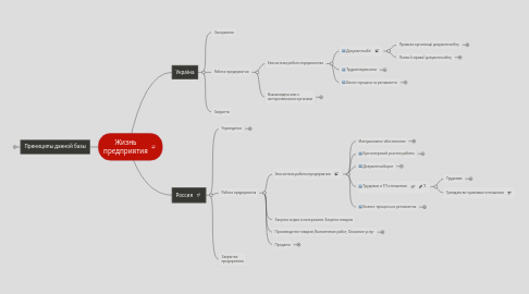 Mind Map: Жизнь предприятия