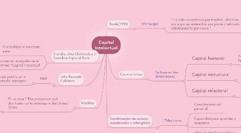 Mind Map: Capital Intelectual