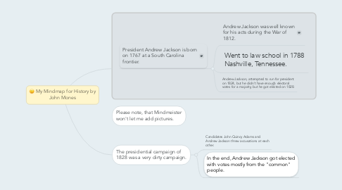 Mind Map: My Mindmap for History by John Mones