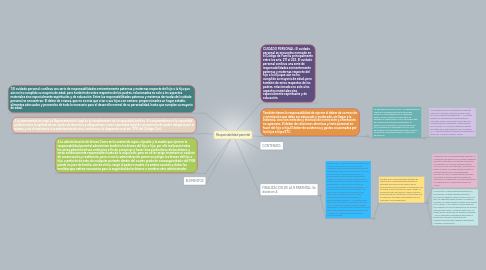 Mind Map: Responsabilidad parental