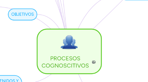 Mind Map: PROCESOS COGNOSCITIVOS