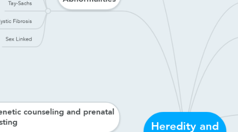 Mind Map: Heredity and Conception
