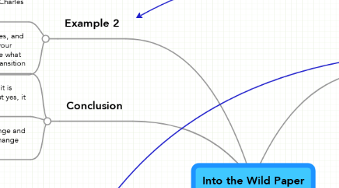 Mind Map: Into the Wild Paper