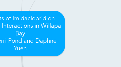 Mind Map: Effects of Imidacloprid on Species Interactions in Willapa Bay By: Perri Pond and Daphne Yuen