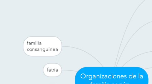 Mind Map: Organizaciones de la familia según .