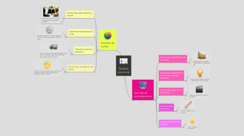 Mind Map: Director comercial