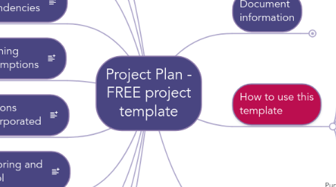 Project Plan - FREE project template | MindMeister Mind Map