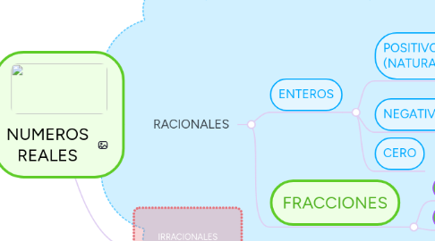 Mind Map: NUMEROS REALES