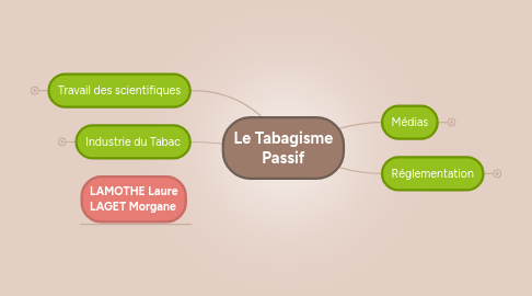 Mind Map: Le Tabagisme Passif