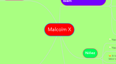 Mind Map: Malcolm X