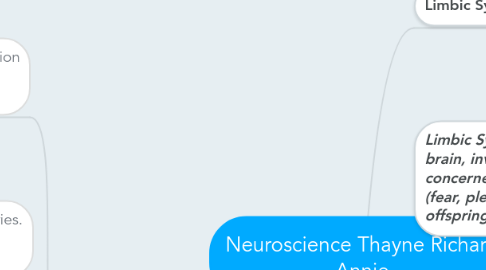 Mind Map: Neuroscience Thayne Richard Annie