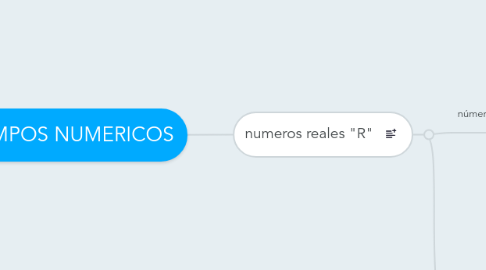 Mind Map: CAMPOS NUMERICOS