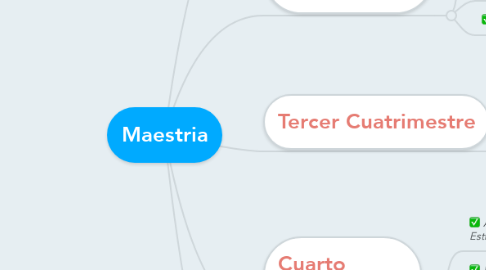 Mind Map: Maestria