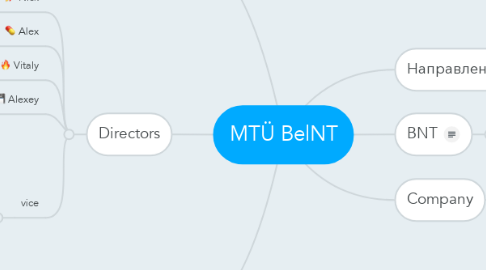Mind Map: MTÜ BelNT