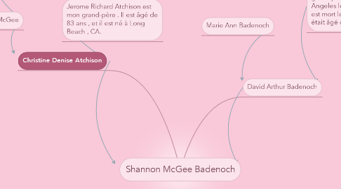 Mind Map: Shannon McGee Badenoch