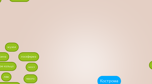 Mind Map: Кострома