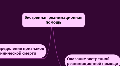 Mind Map: Экстренная реанимационная помощь