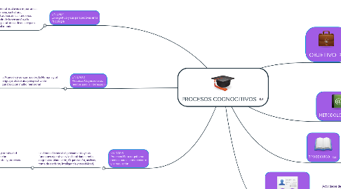 Mind Map: PROCESOS COGNOCITIVOS