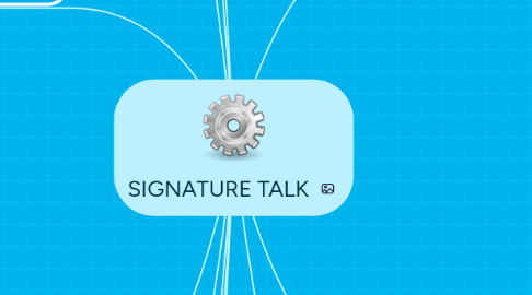 Mind Map: SIGNATURE TALK