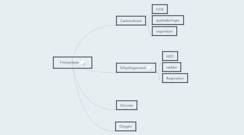 Mind Map: Fotosyntese