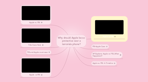 Mind Map: Why should Apple be so protective over a terrorists phone?