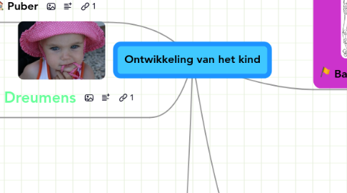 Mind Map: Ontwikkeling van het kind