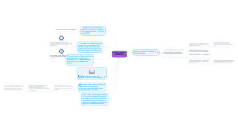 Mind Map: El Simulacro de Audiencia oral de presentacion de Aprehendido en Delito Flagrante