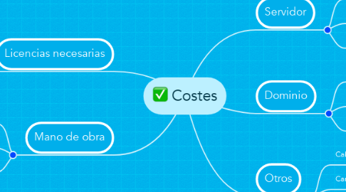 Mind Map: Costes