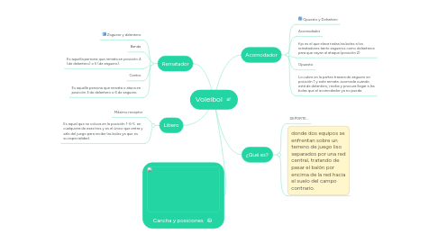 Mind Map: Voleibol