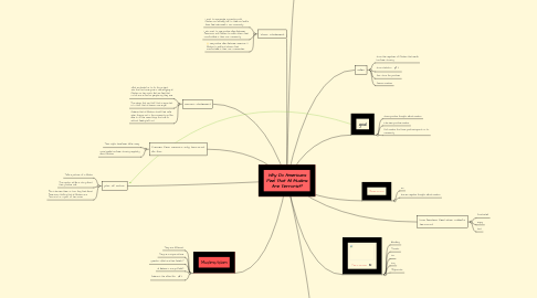 Mind Map: Why Do Americans Feel That All Muslims Are Terrorist?