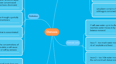 Mind Map: Osmosis