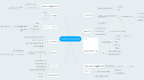 Mind Map: Engels adviesopdracht