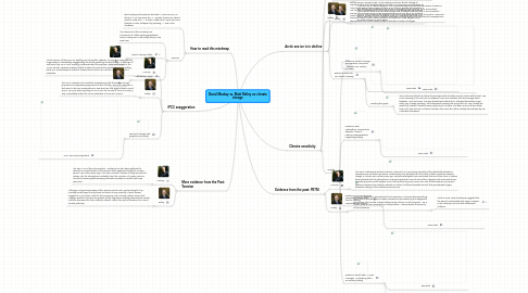 Mind Map: David Mackay vs. Matt Ridley on climate change