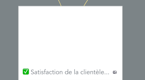 Mind Map: Satisfaction de la clientèle...