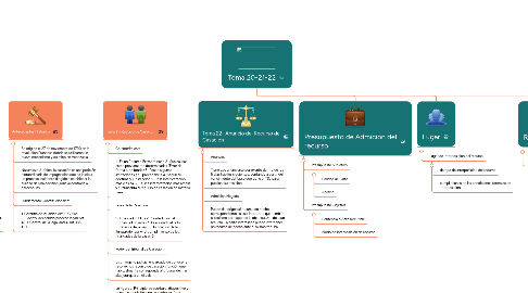 Mind Map: Tema 20-21-22