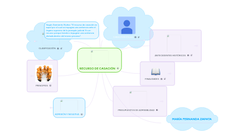 Mind Map: RECURSO DE CASACIÓN