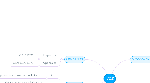 Mind Map: VOZ