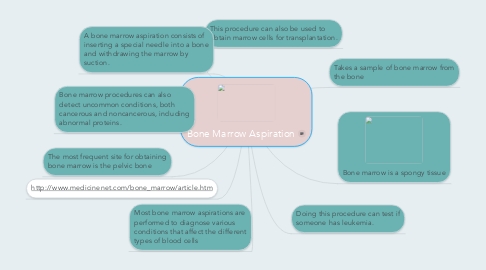 Mind Map: Bone Marrow Aspiration