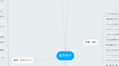 Mind Map: 田中祥子