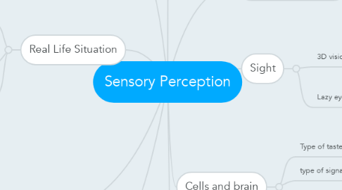 Mind Map: Sensory Perception