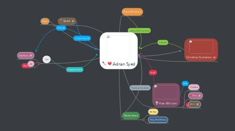 Mind Map: Adnan Syed