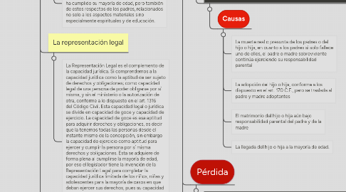 Mind Map: Responsabilidad Parental