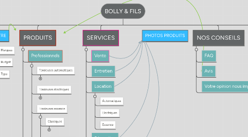 Mind Map: BOLLY & FILS