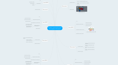 Mind Map: Formation coaching Tesis (avant 1ere séquence à la réunion)