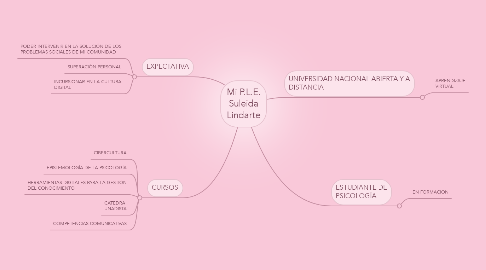 Mind Map: Mi P.L.E. Suleida Lindarte