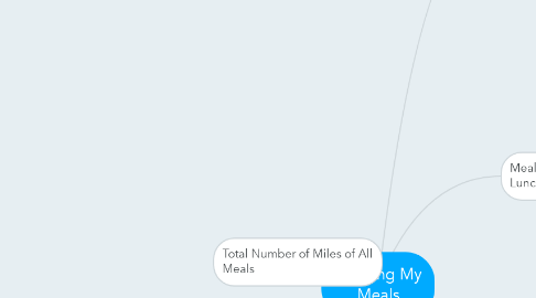 Mind Map: Tracking My Meals