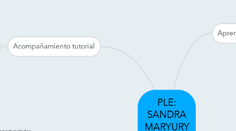 Mind Map: PLE: SANDRA MARYURY CAICEDO