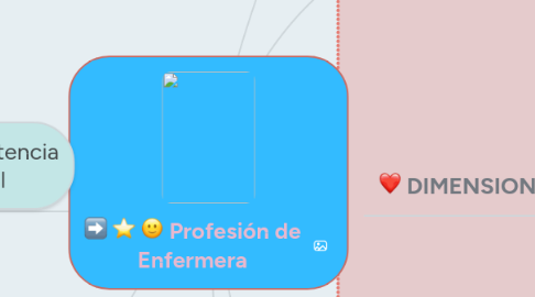 Mind Map: Profesión de Enfermera